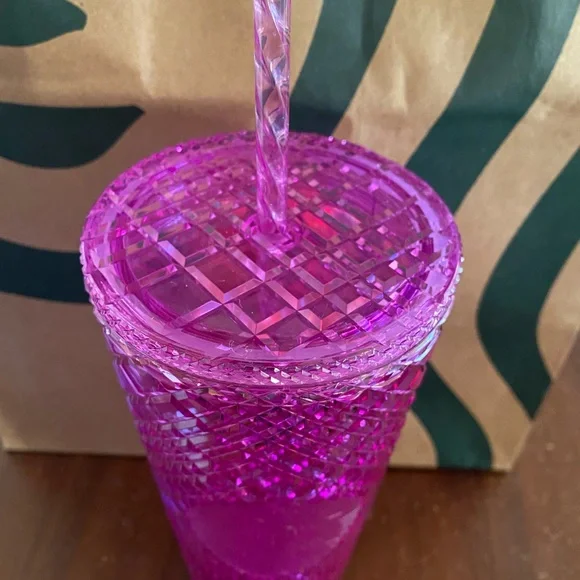 Starbucks Tumbler - Taffy Purple Jeweled - Jan 2023 Release - Venti 24oz - Picture 3 of 5